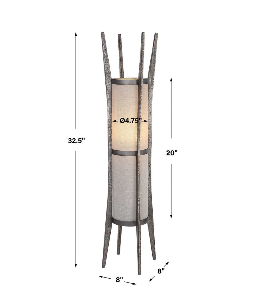 Fortress Rustic Accent Lamp - Bombay Mercantile