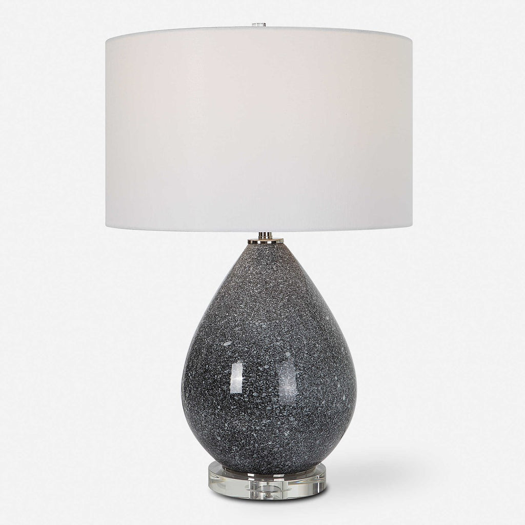 Nebula Speckled Glaze Table Lamp - Bombay Mercantile