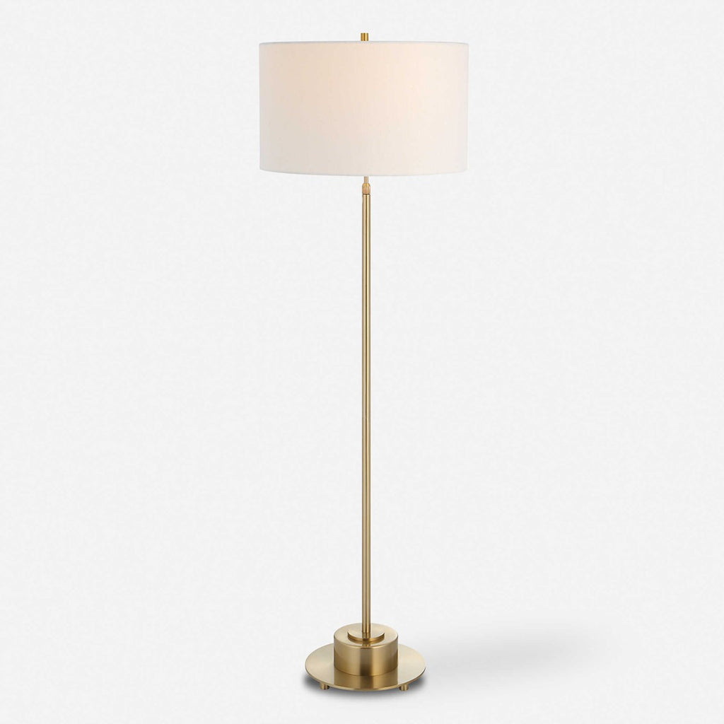 Prominence Brass Floor Lamp - Bombay Mercantile