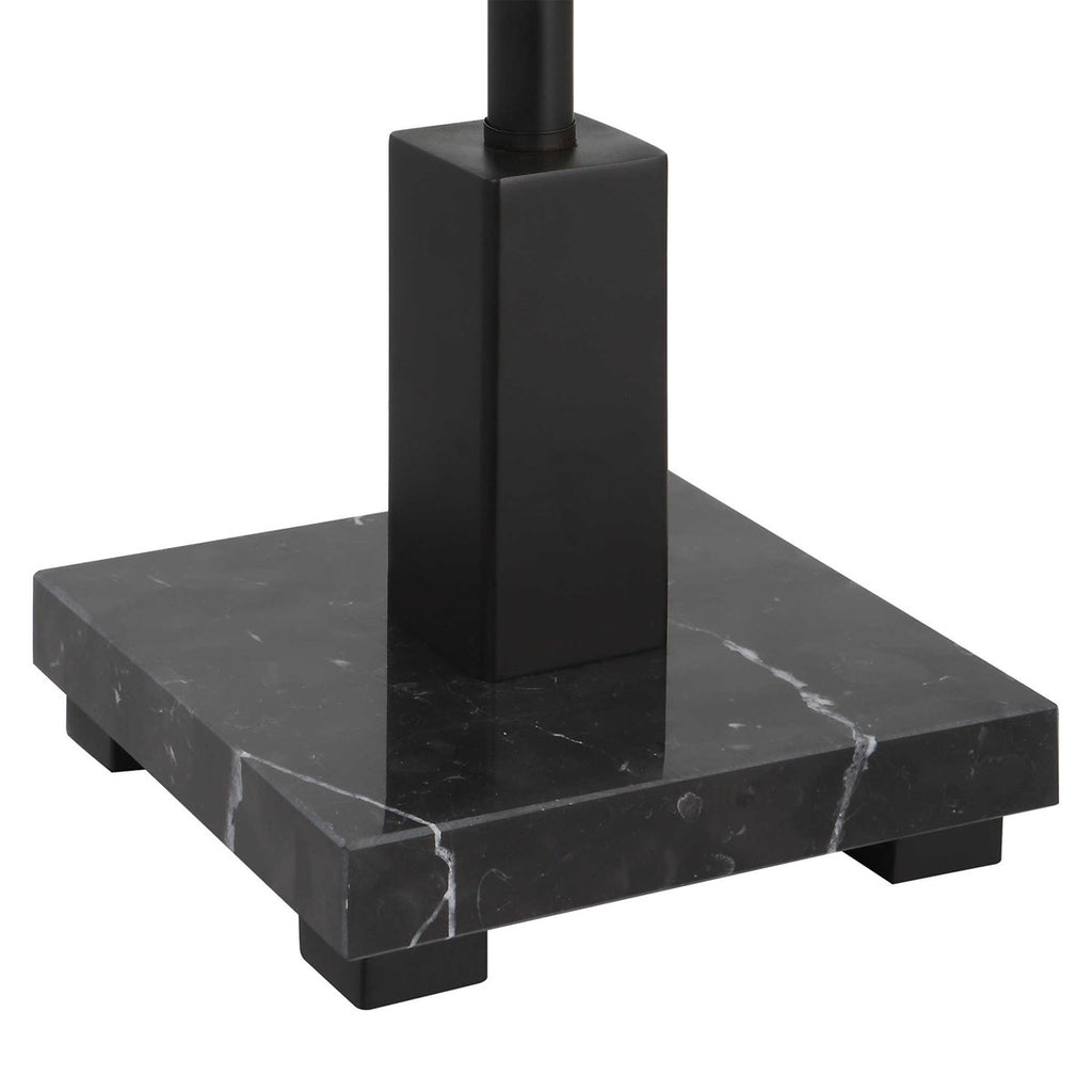 Pilot Black Buffet Lamp - Bombay Mercantile