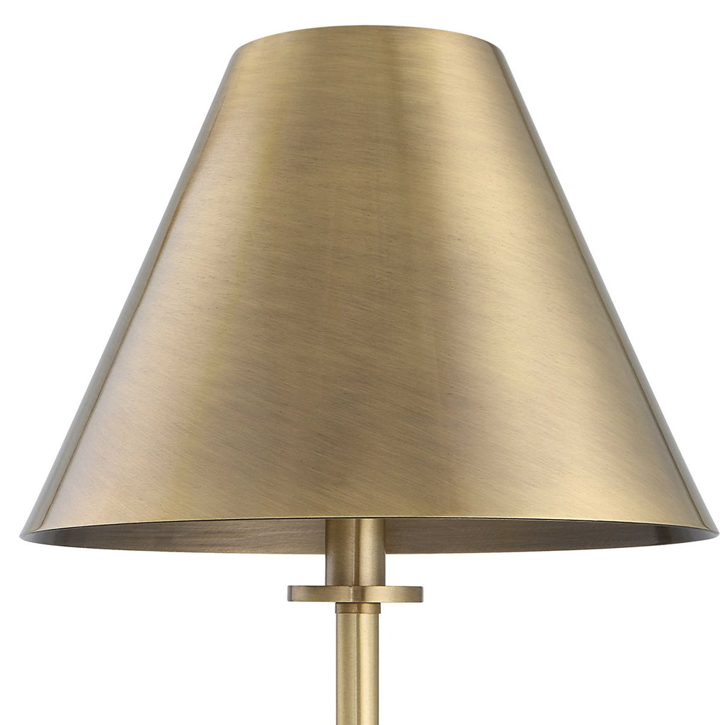 Pilot Brass Buffet Lamp - Bombay Mercantile