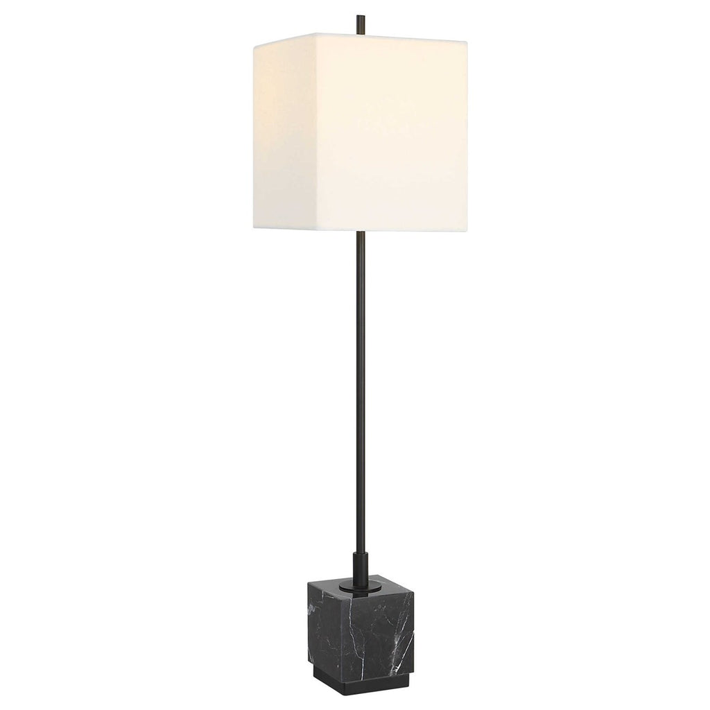 Escort Black Buffet Lamp - Bombay Mercantile