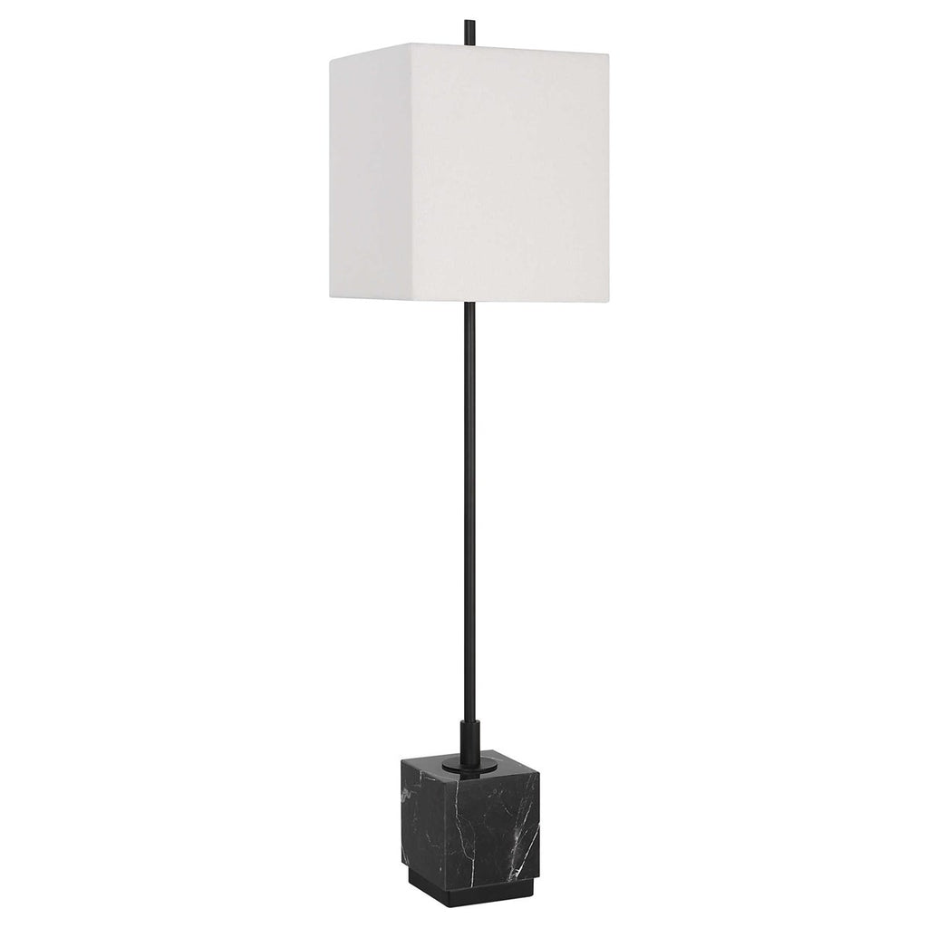 Escort Black Buffet Lamp - Bombay Mercantile