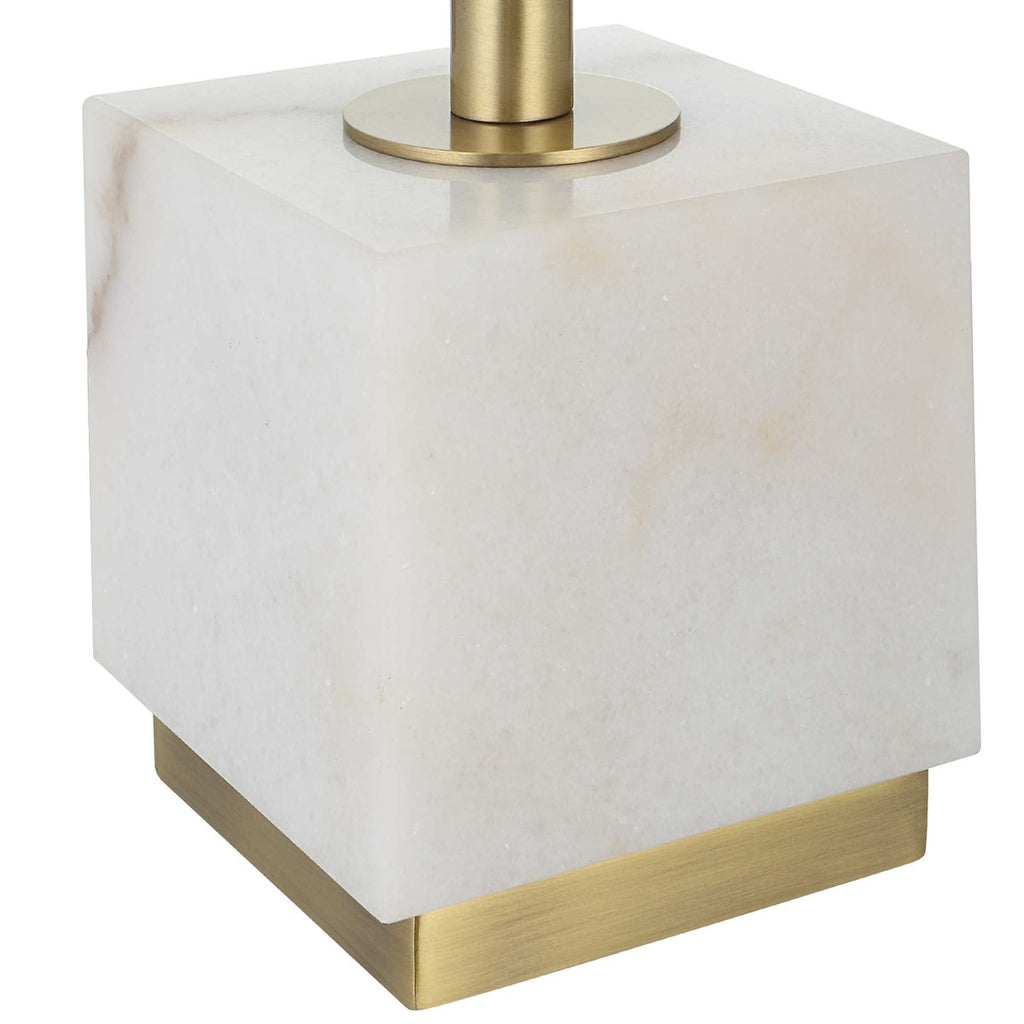 Escort Brass Buffet Lamp - Bombay Mercantile