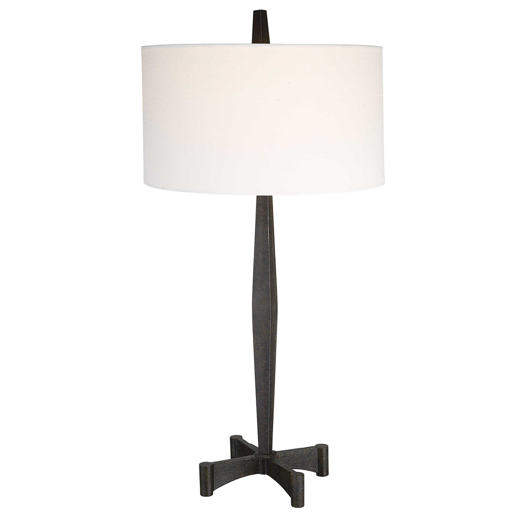 Counteract Rust Metal Table Lamp - Bombay Mercantile