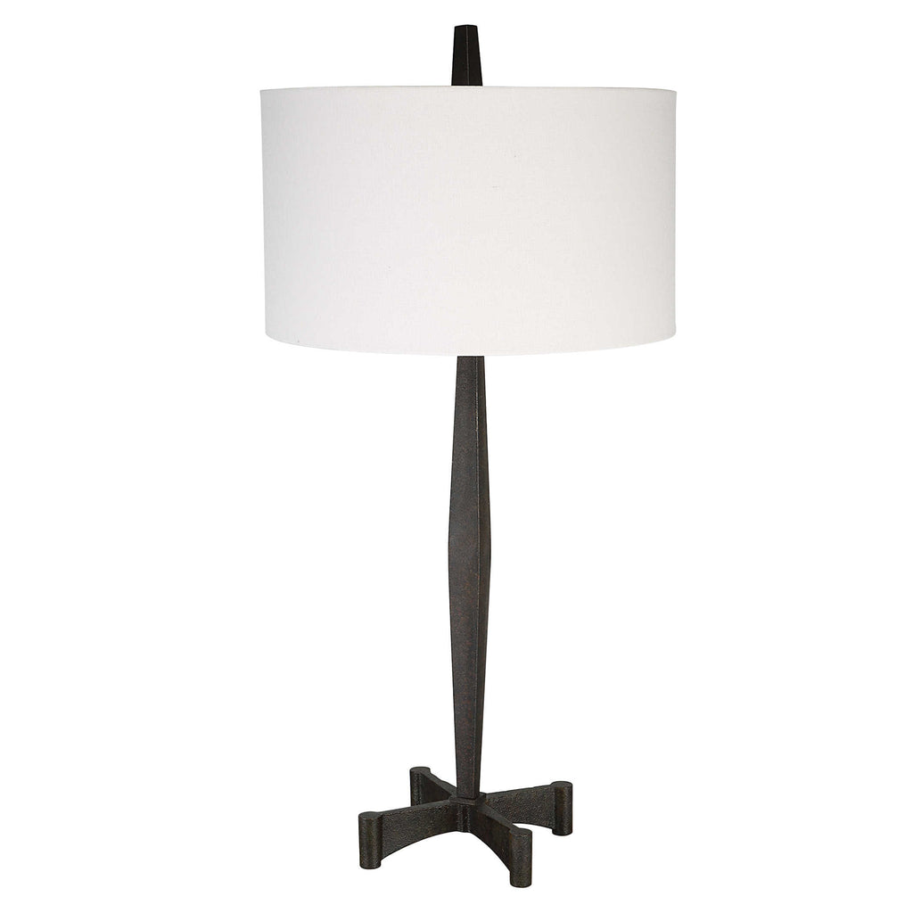 Counteract Rust Metal Table Lamp - Bombay Mercantile