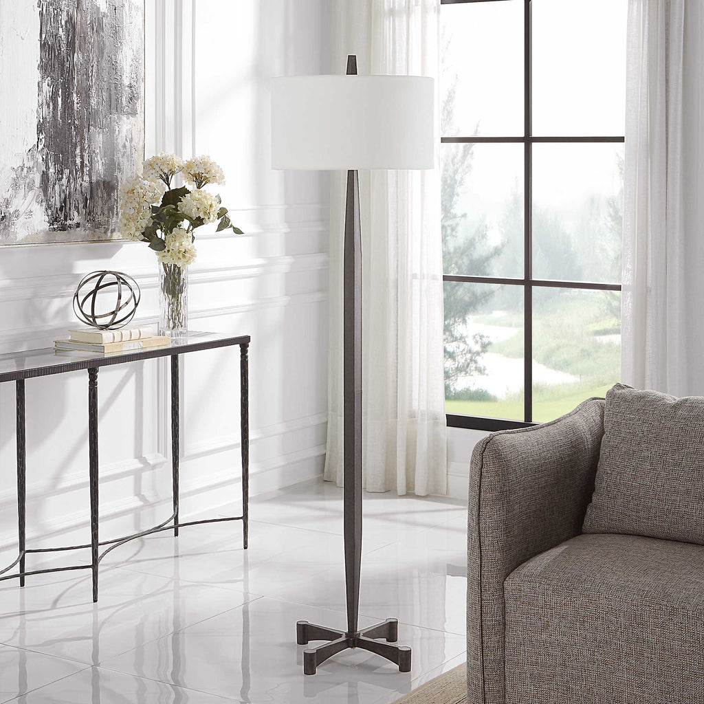 Counteract Rust Metal Floor Lamp - Bombay Mercantile