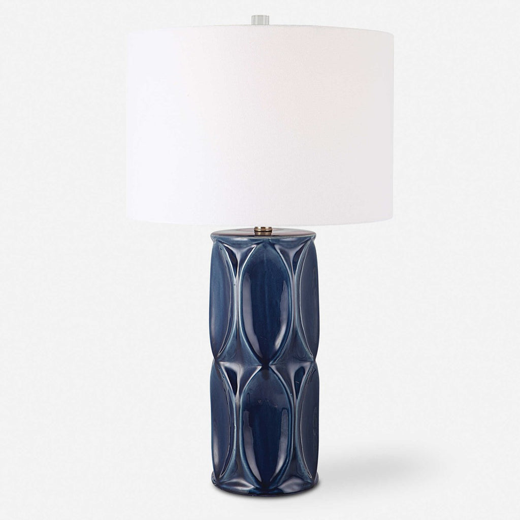 Sinclair Blue Table Lamp - Bombay Mercantile