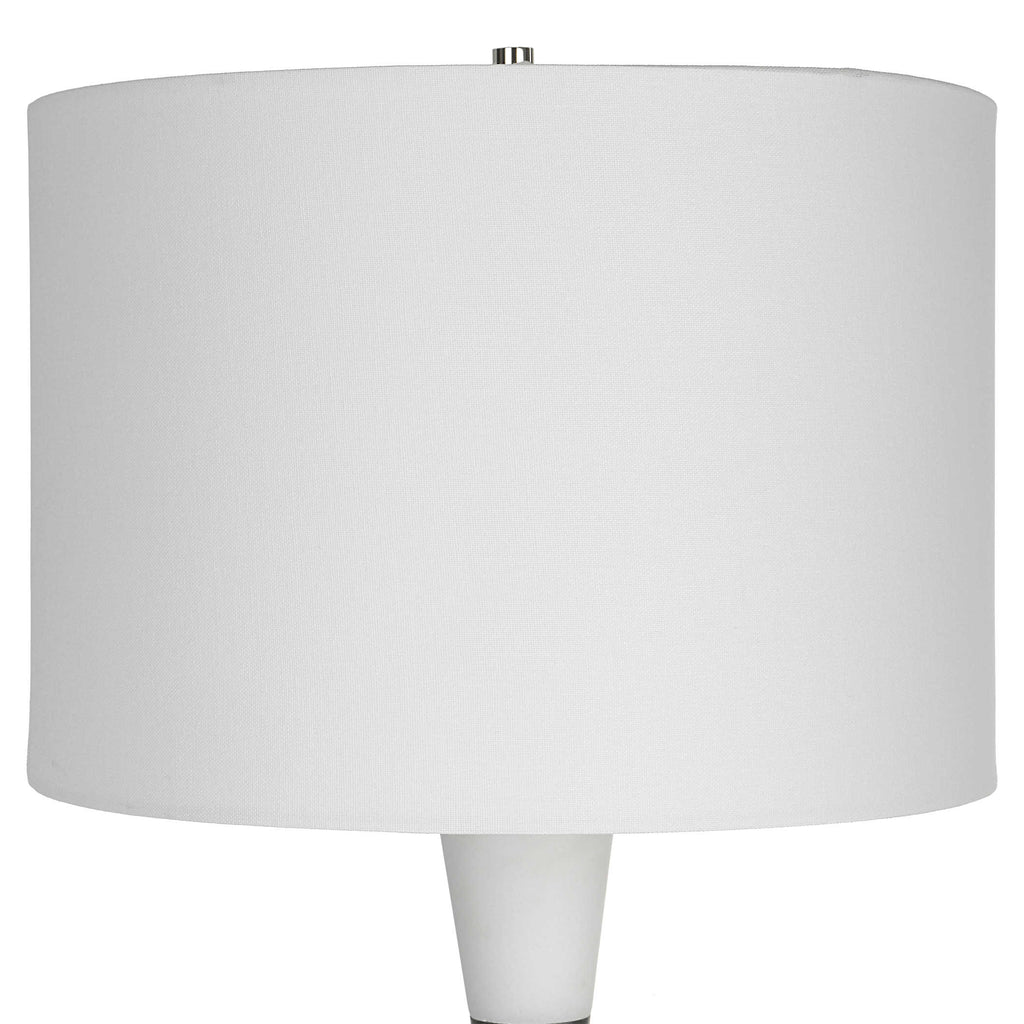 Bandeau Banded Stone Table Lamp - Bombay Mercantile