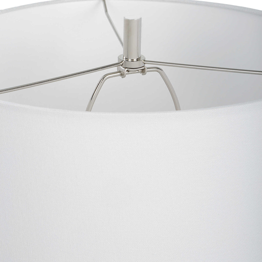 Bandeau Banded Stone Table Lamp - Bombay Mercantile
