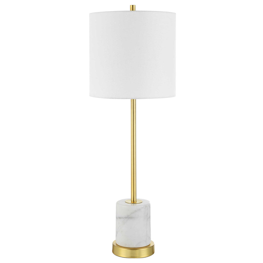 Turret Gold Buffet Lamp - Bombay Mercantile