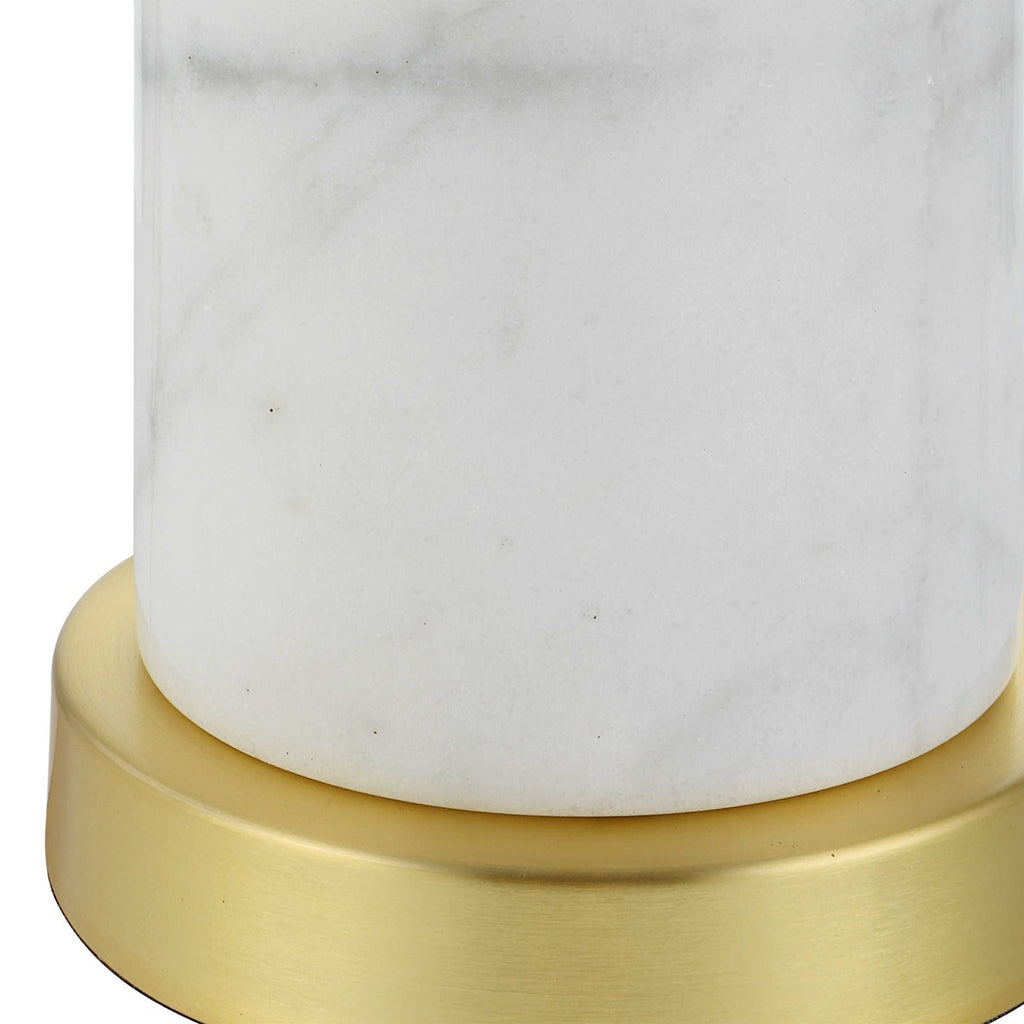 Turret Gold Buffet Lamp - Bombay Mercantile