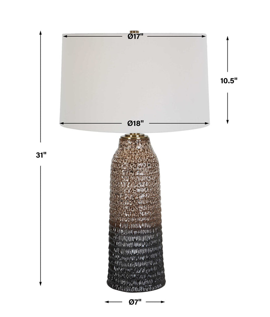 Padma Mottled Table Lamp - Bombay Mercantile