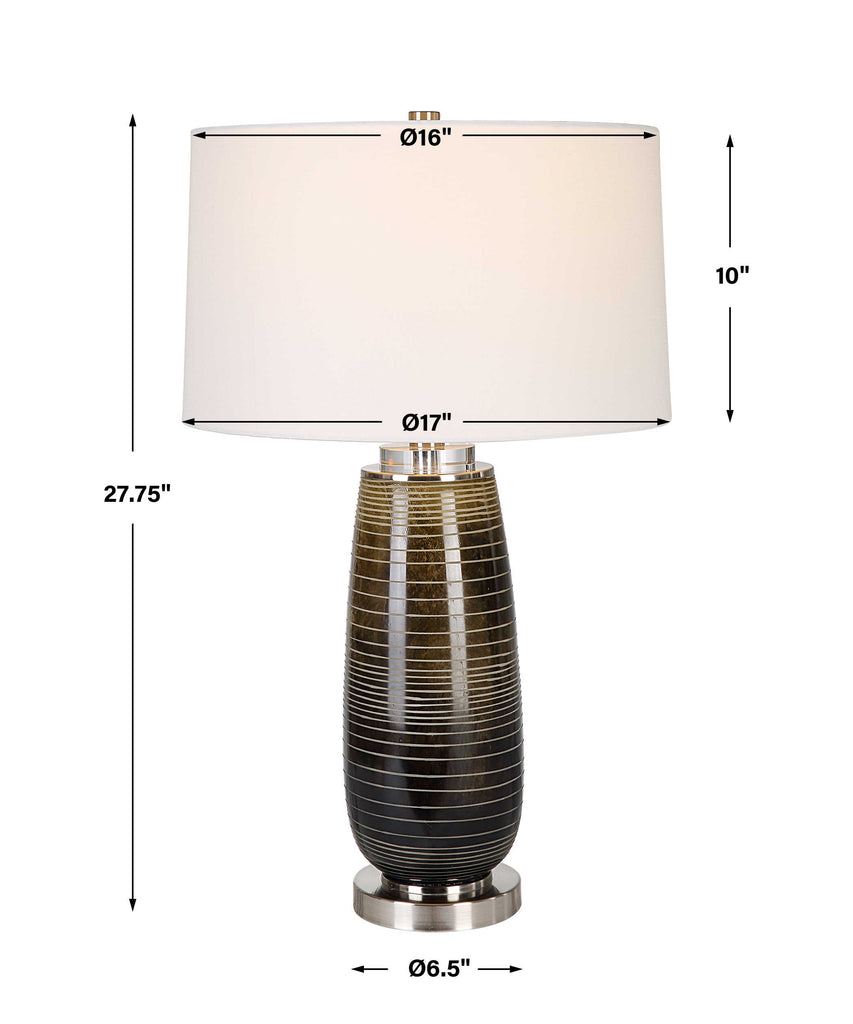 Alamance Rustic Bronze Table Lamp - Bombay Mercantile