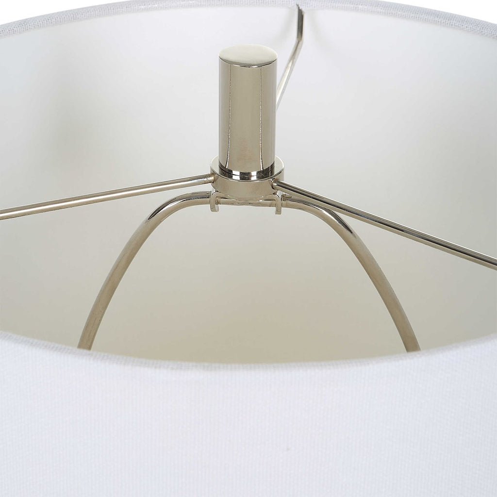 Stratus Gray Glass Buffet Lamp - Bombay Mercantile