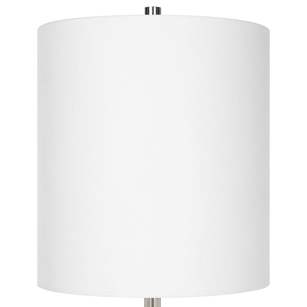 Exposition Nickel Buffet Lamp - Bombay Mercantile
