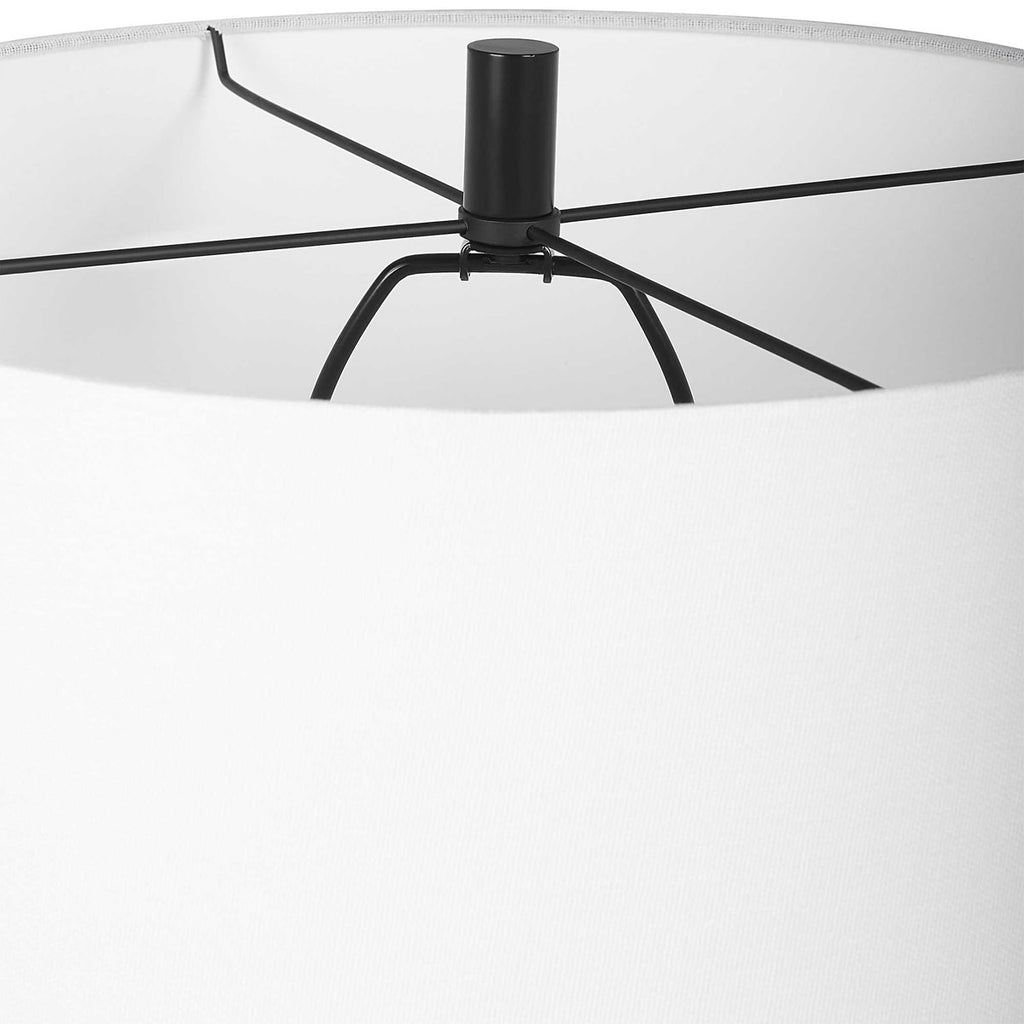 Honeycomb White Table Lamp - Bombay Mercantile