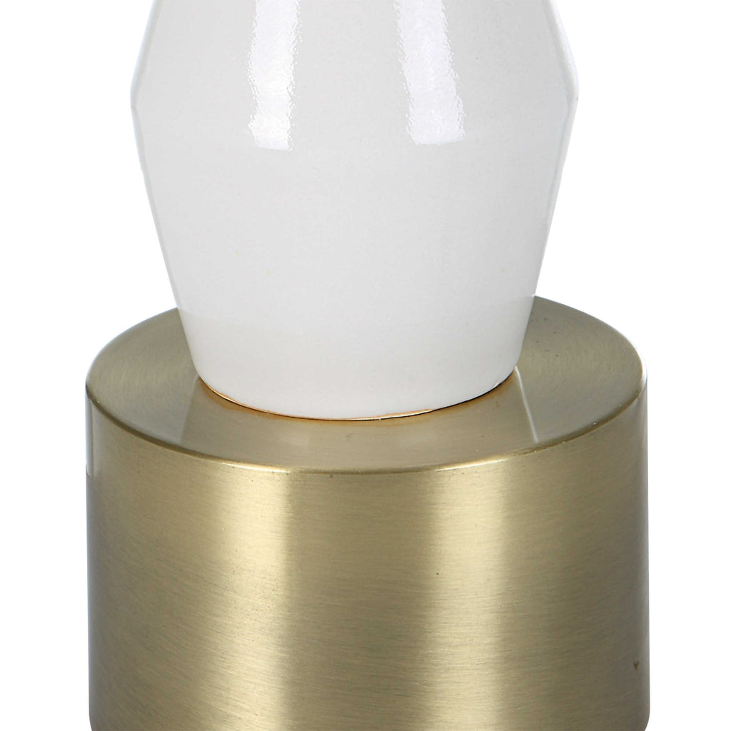 Architect White Table Lamp - Bombay Mercantile