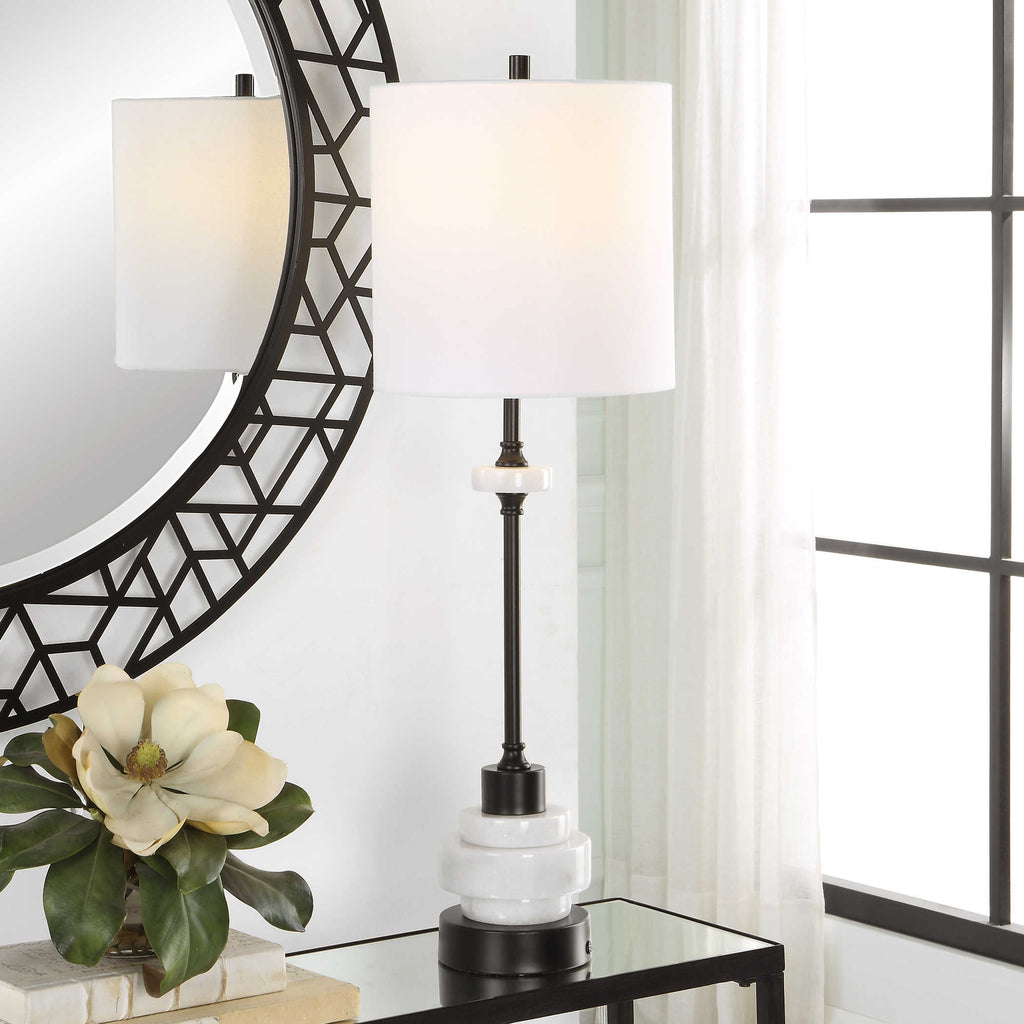 Alliance Traditional Buffet Lamp - Bombay Mercantile