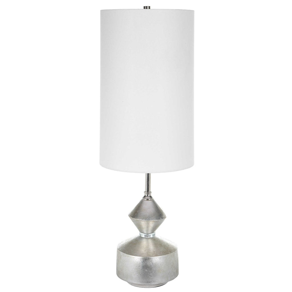 Vial Silver Buffet Lamp - Bombay Mercantile
