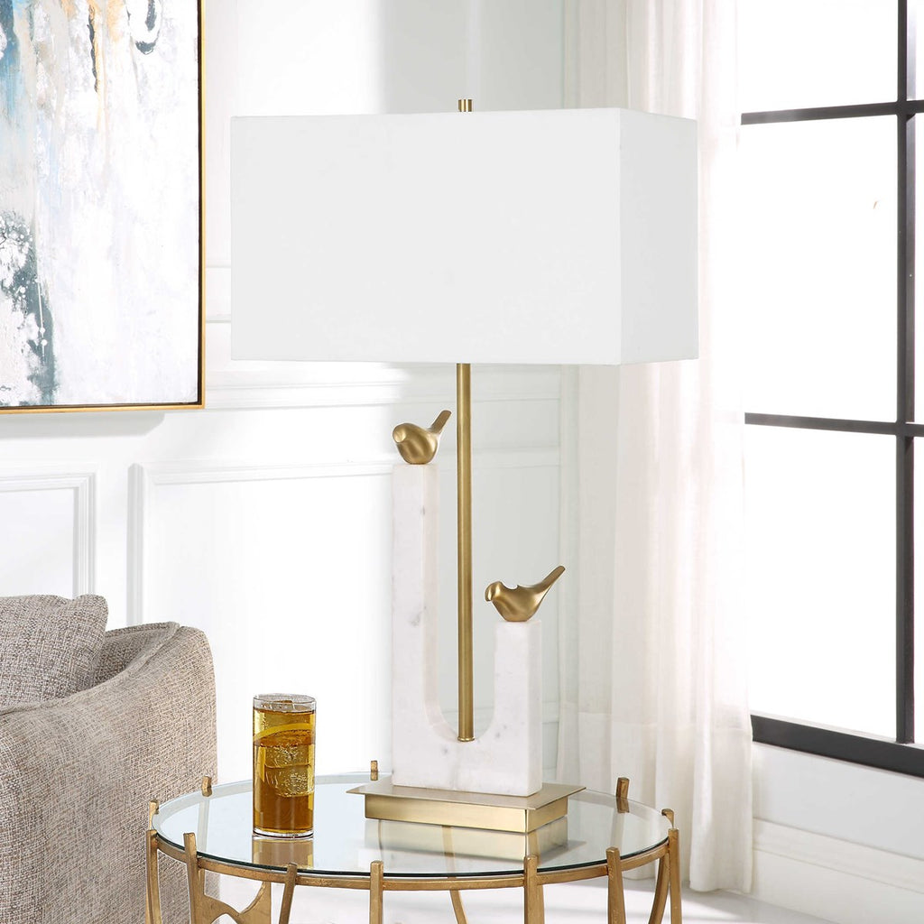 Songbirds Table Lamp - Bombay Mercantile