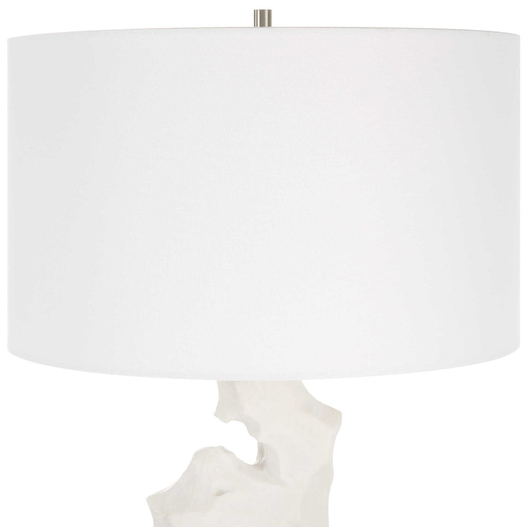 Remnant White Marble Table Lamp - Bombay Mercantile