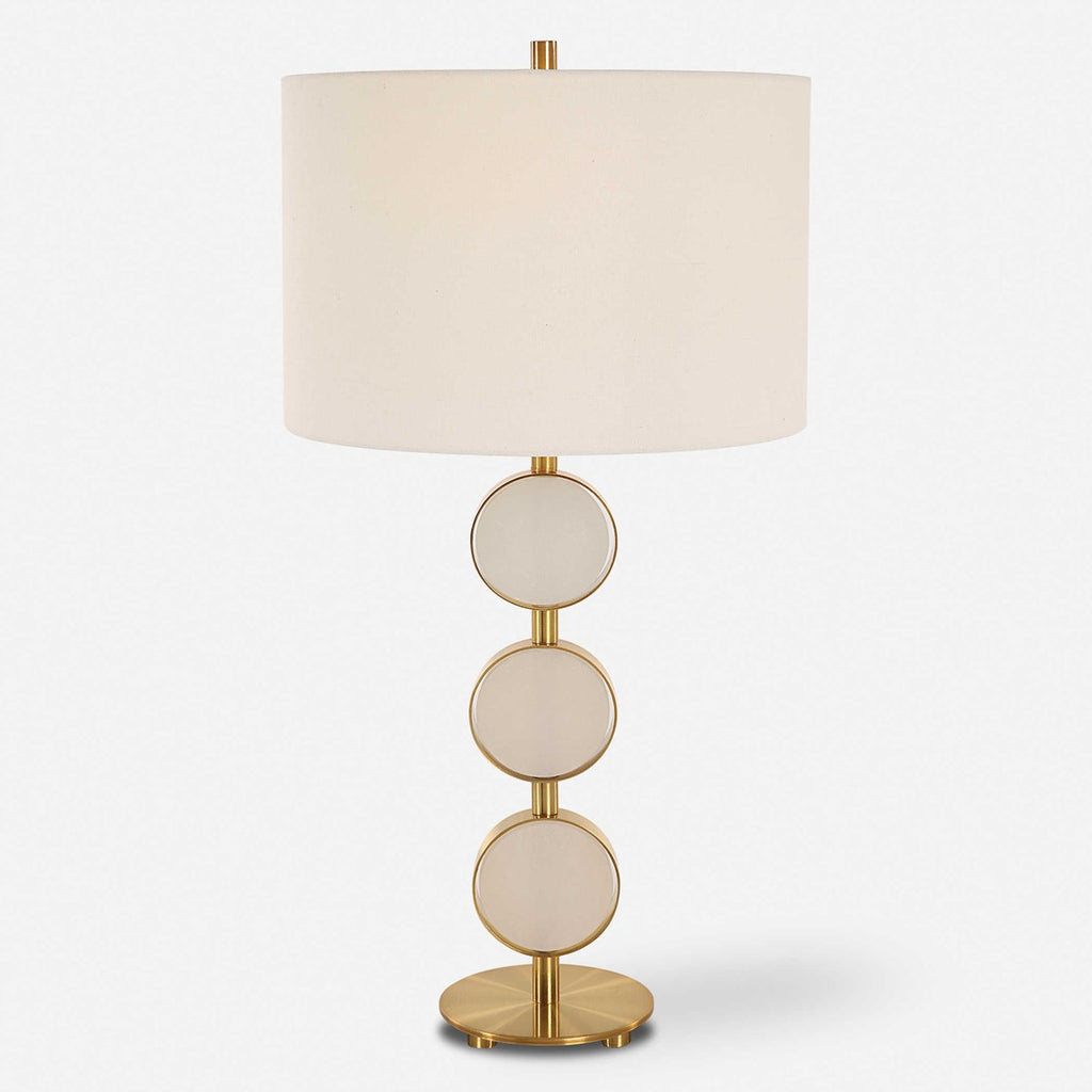 Three Rings Contemporary Table Lamp - Bombay Mercantile