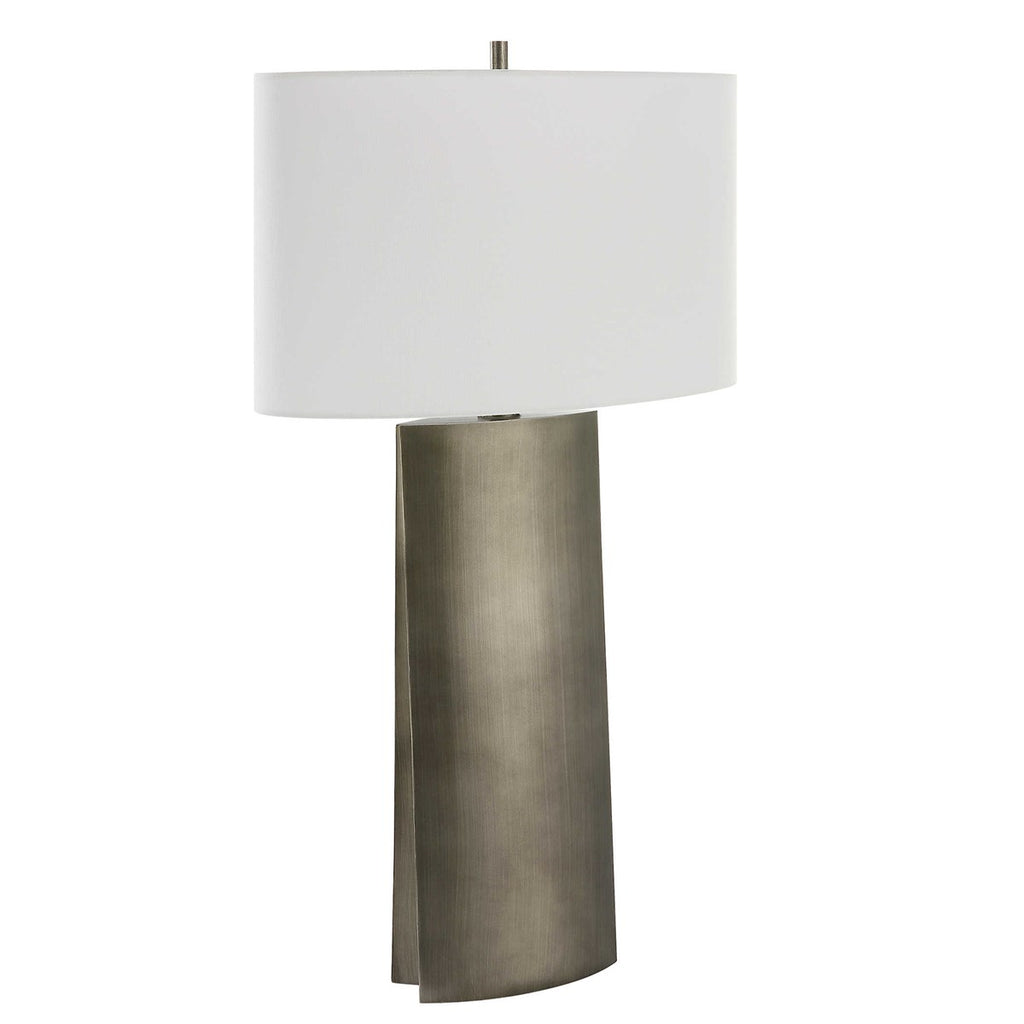 V-Groove Modern Table Lamp - Bombay Mercantile