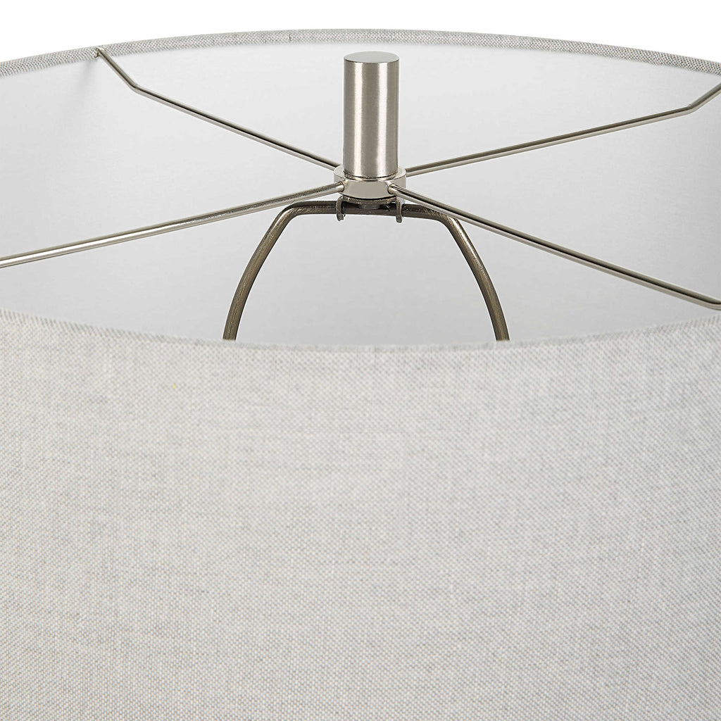 Coen Gray Table Lamp - Bombay Mercantile