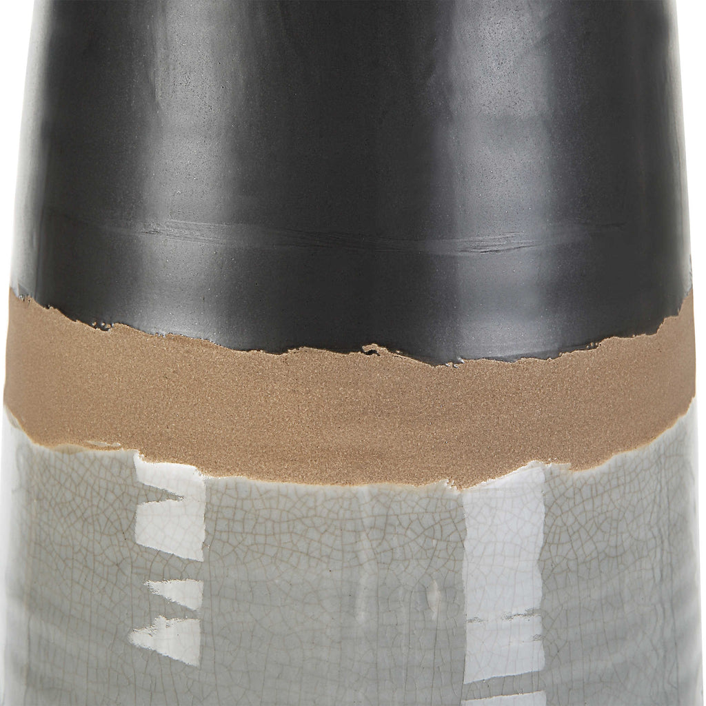 Coen Gray Table Lamp - Bombay Mercantile