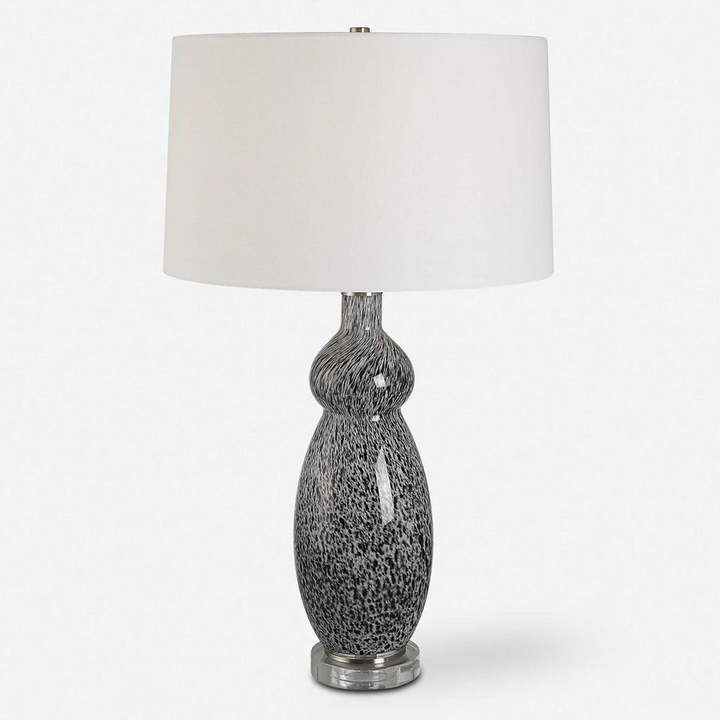 Velino Curvy Glass Table Lamp - Bombay Mercantile