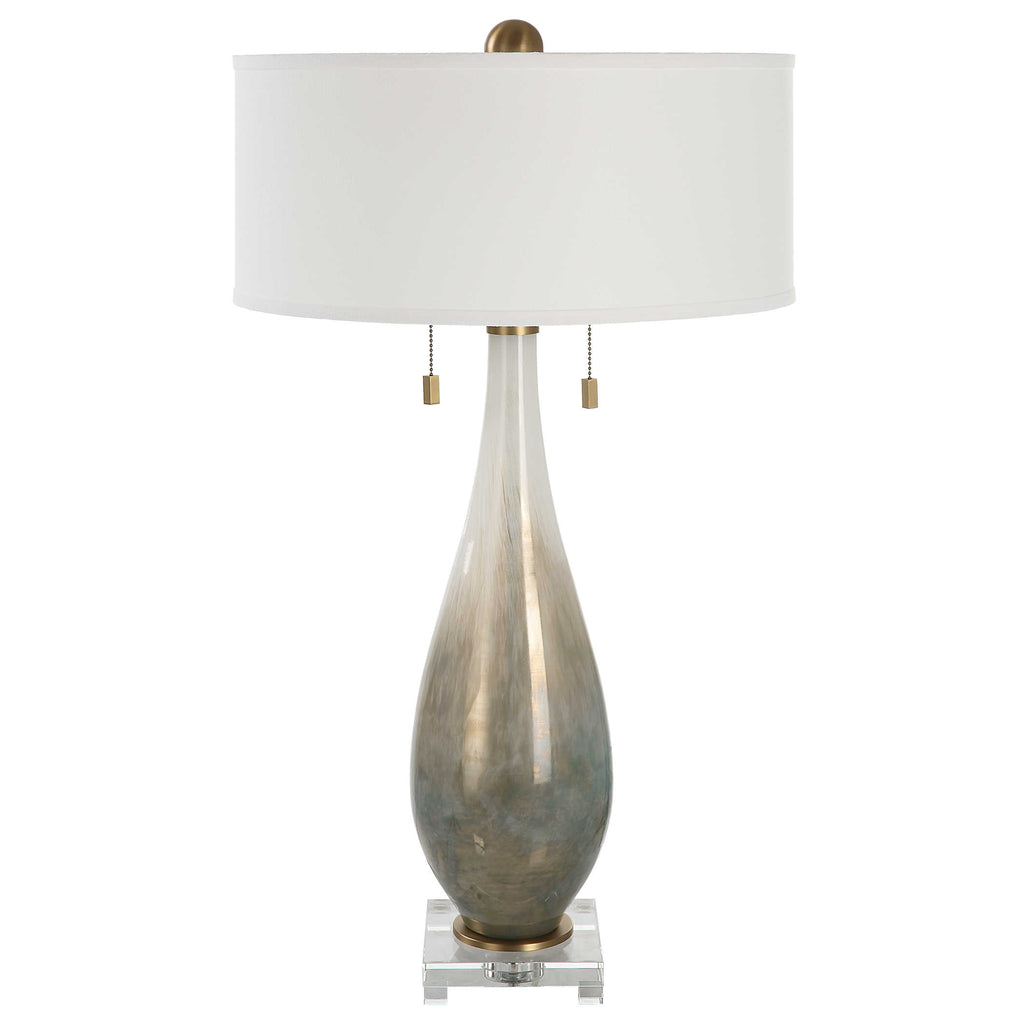 Cardoni Bronze Glass Table Lamp - Bombay Mercantile