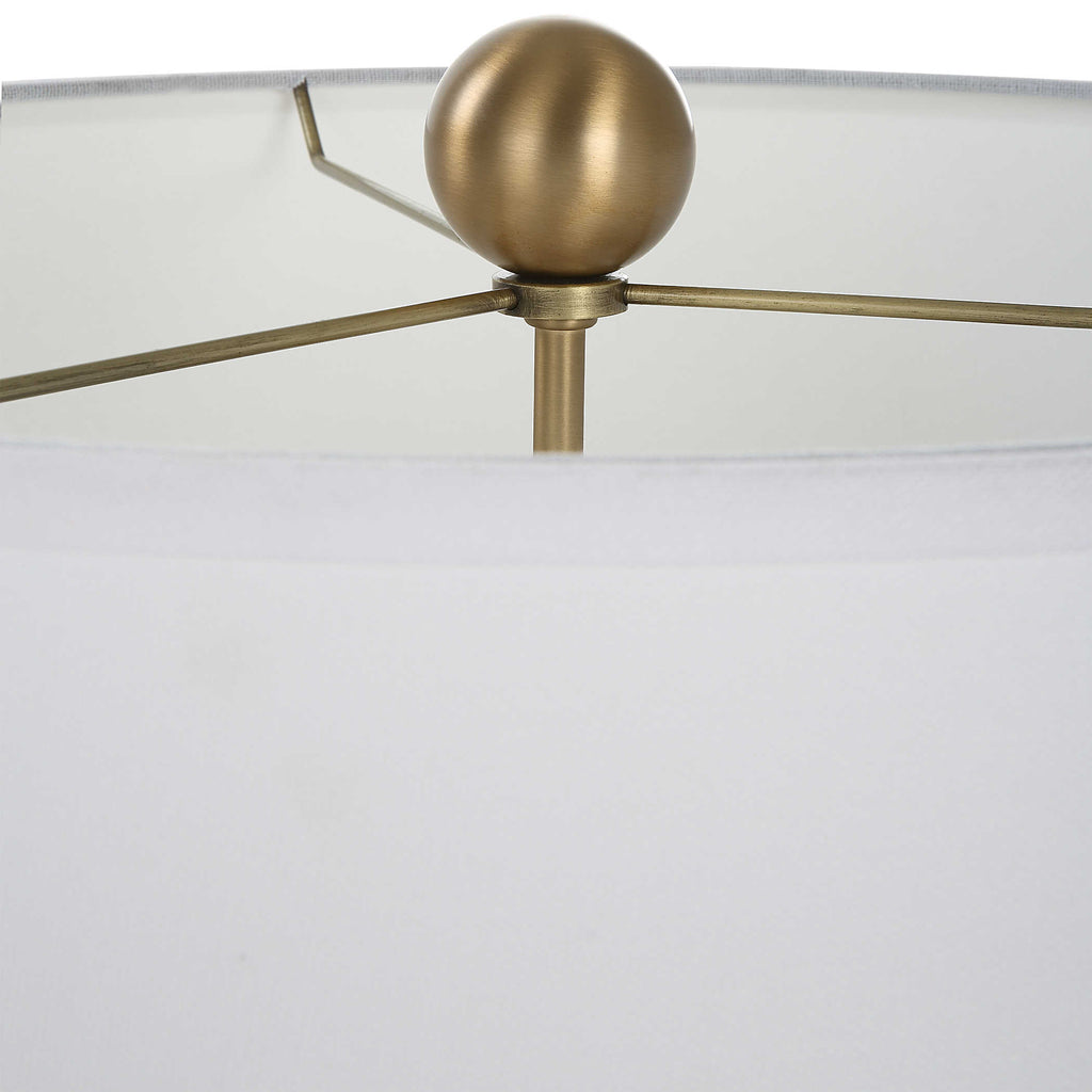 Cardoni Bronze Glass Table Lamp - Bombay Mercantile