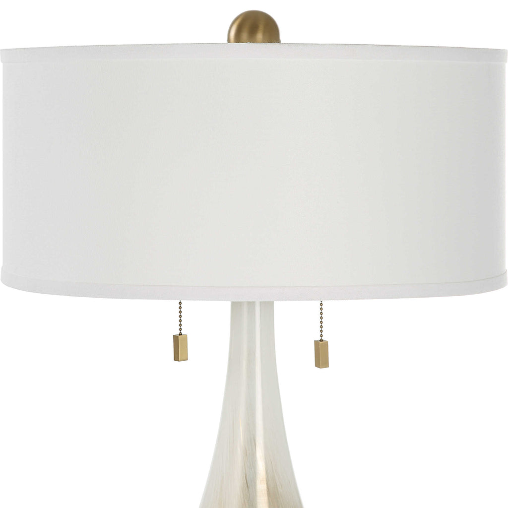 Cardoni Bronze Glass Table Lamp - Bombay Mercantile