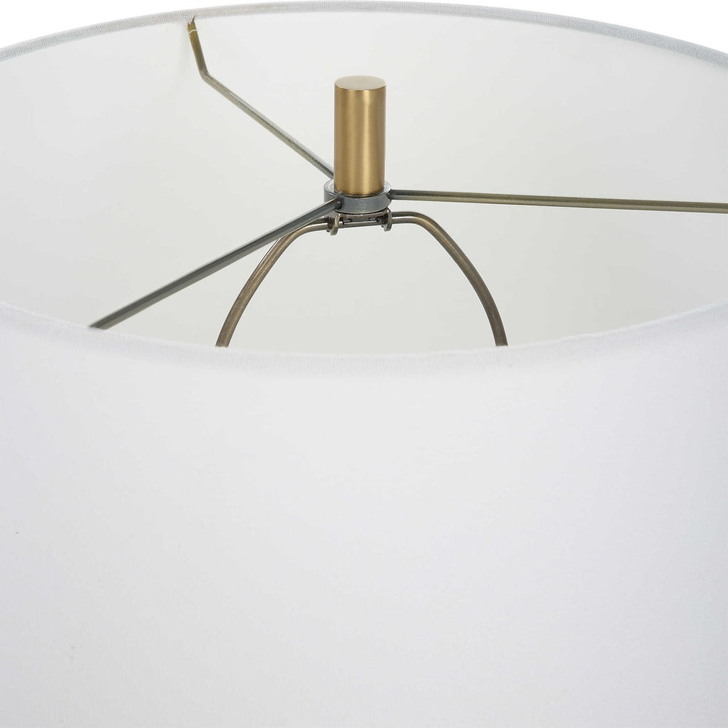 Trentino Dark Emerald Green Table Lamp - Bombay Mercantile