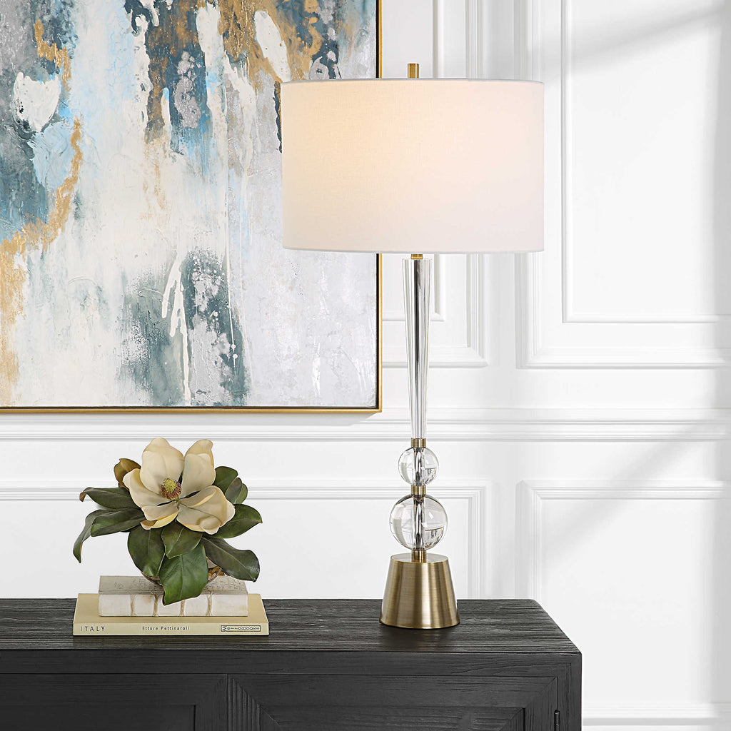 Annily Crystal Table Lamp - Bombay Mercantile