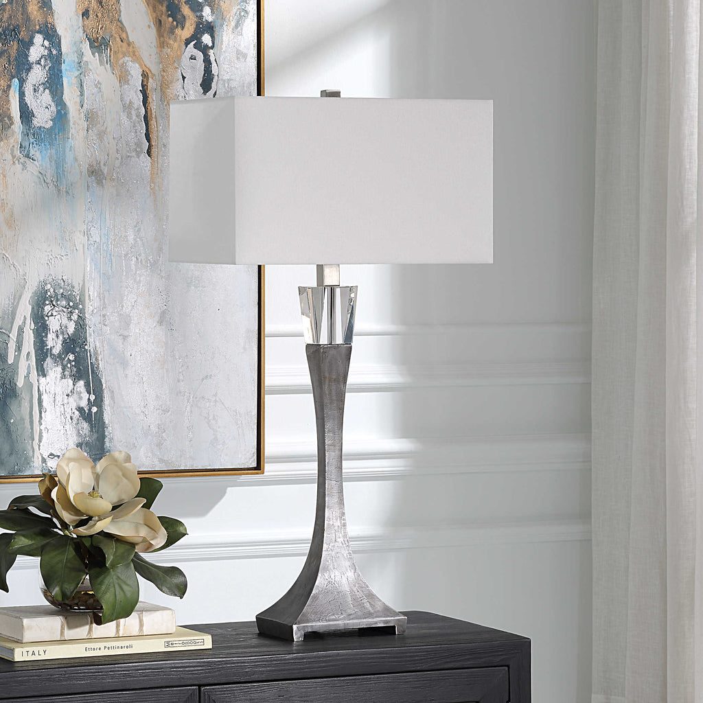 Edison Tapered Iron Table Lamp - Bombay Mercantile