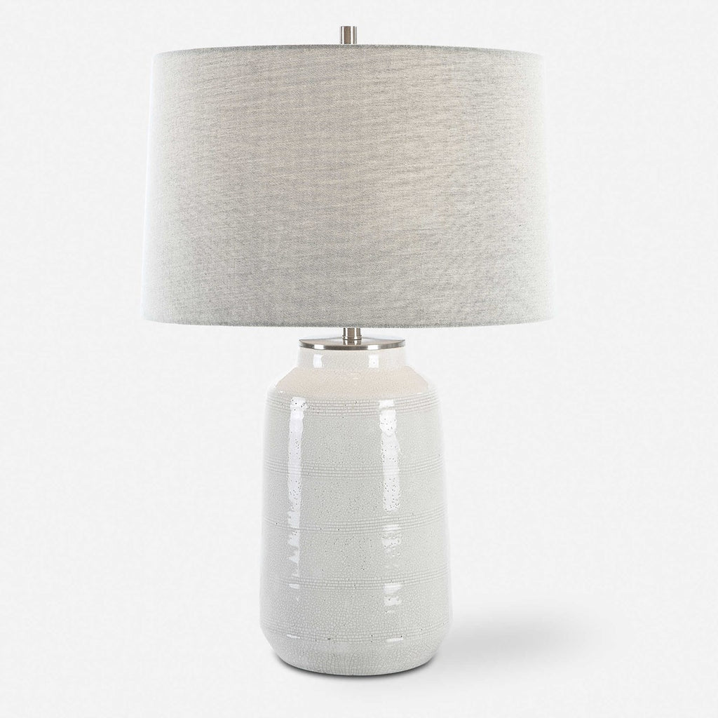 Odawa White Farmhouse Table Lamp - Bombay Mercantile