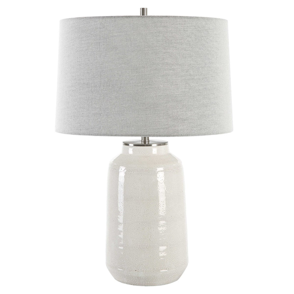 Odawa White Farmhouse Table Lamp - Bombay Mercantile