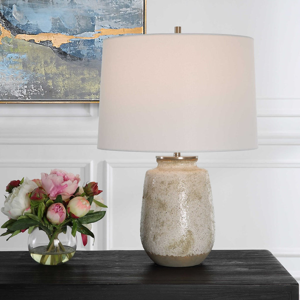 Medan Taupe & Gray Table Lamp - Bombay Mercantile