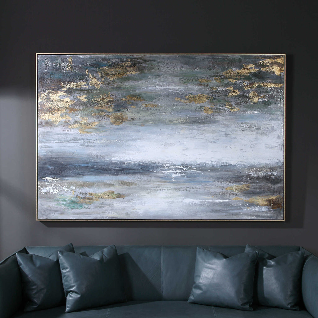 Dawn To Dusk Hand Painted Art - Bombay Mercantile