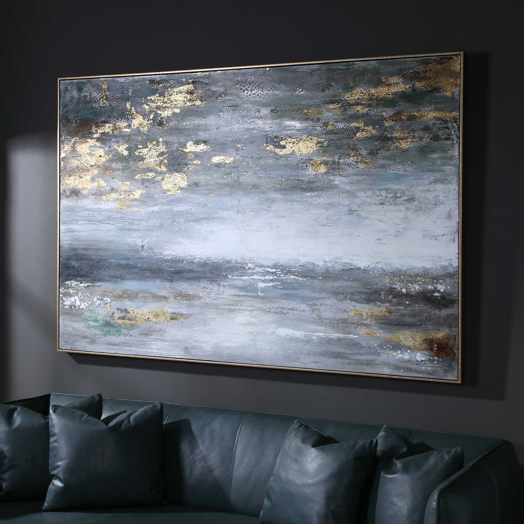 Dawn To Dusk Hand Painted Art - Bombay Mercantile