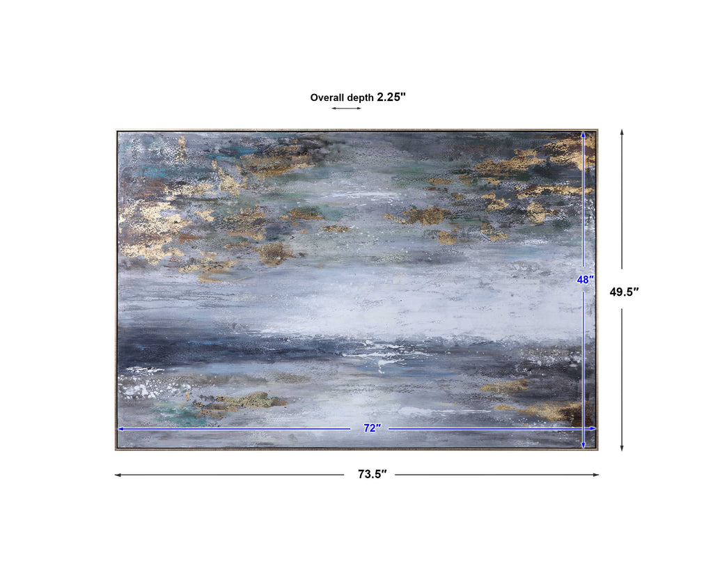 Dawn To Dusk Hand Painted Art - Bombay Mercantile