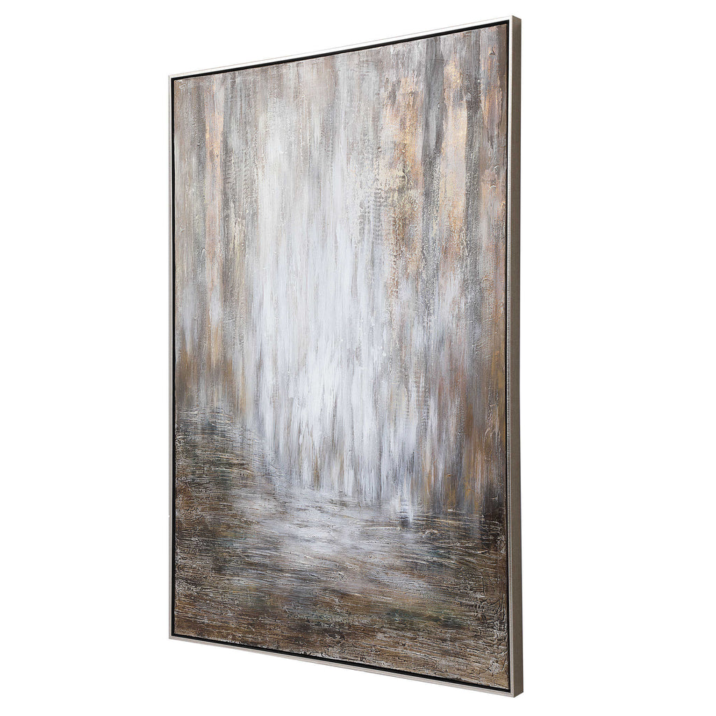 Desert Rain Hand Painted Abstract Art - Bombay Mercantile