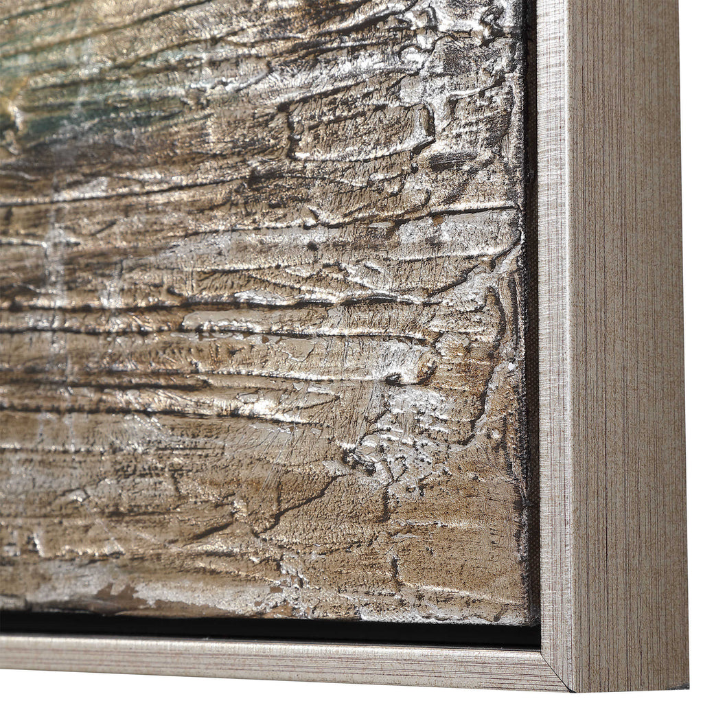 Desert Rain Hand Painted Abstract Art - Bombay Mercantile