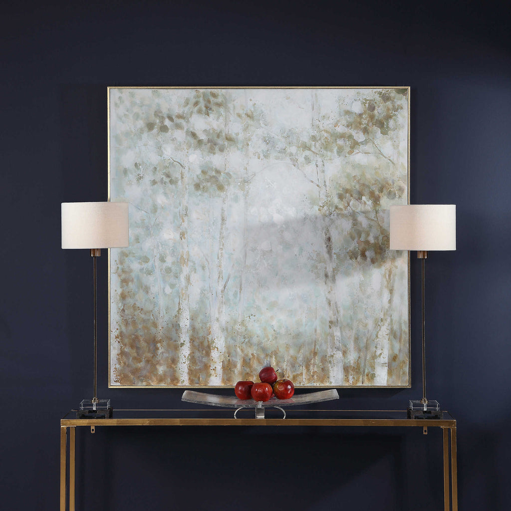 Cotton Woods Hand Painted Canvas - Bombay Mercantile