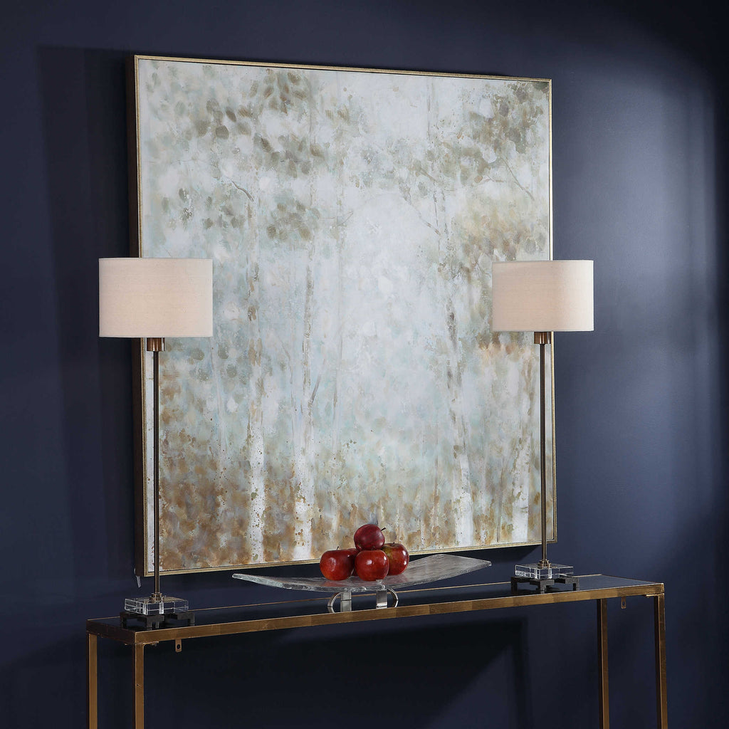 Cotton Woods Hand Painted Canvas - Bombay Mercantile