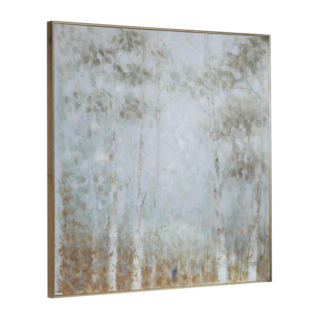 Cotton Woods Hand Painted Canvas - Bombay Mercantile
