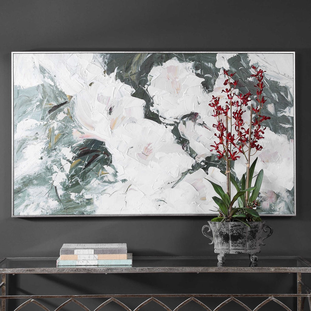 Sweetbay Magnolias Hand Painted Art - Bombay Mercantile