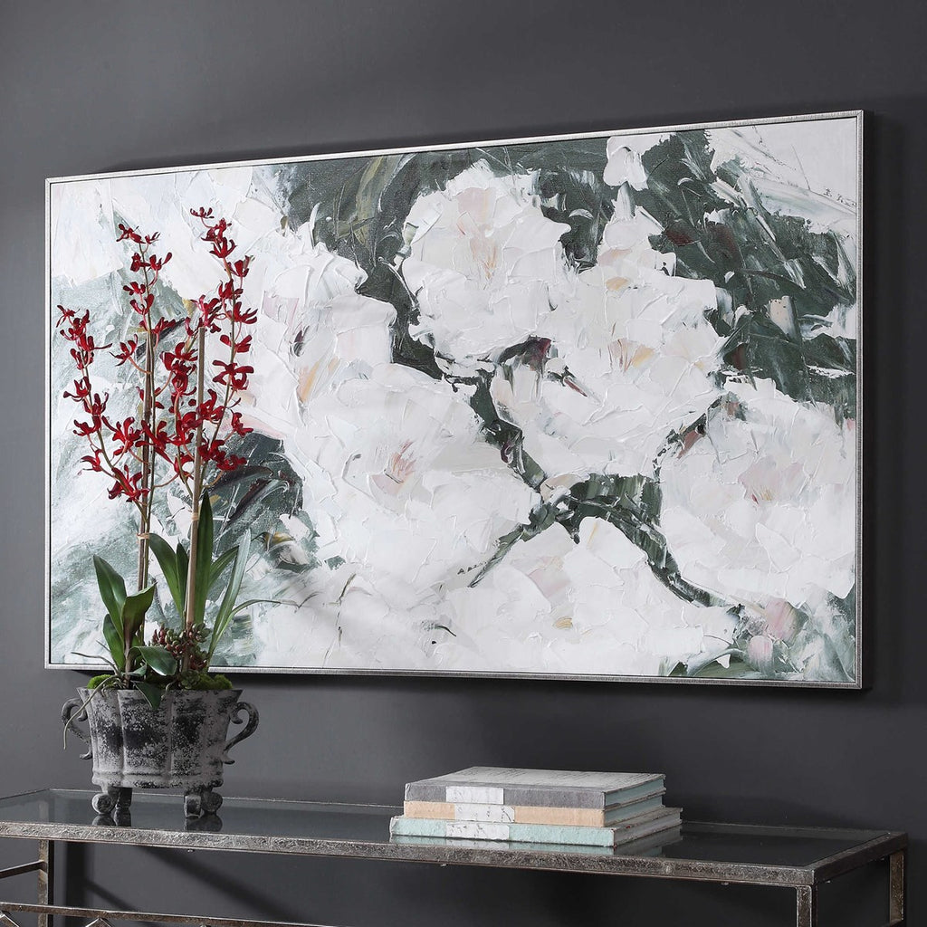 Sweetbay Magnolias Hand Painted Art - Bombay Mercantile